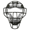 Traditional Defender Mask - Black/Metallic Silver