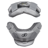 Traditional Defender Mask Pads - Metallic Silver
